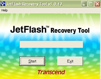 Окно JetFlash Recovery Tool