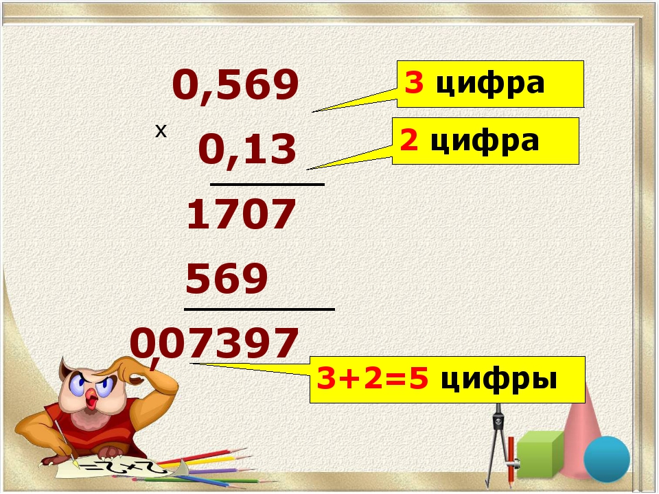 0,569 0,13 1707 569 007397 х 3 цифра 2 цифра 3+2=5 цифры , 0,569 0,13 1707 569 007397 х 3 цифра 2 цифра 3+2=5 цифры ,