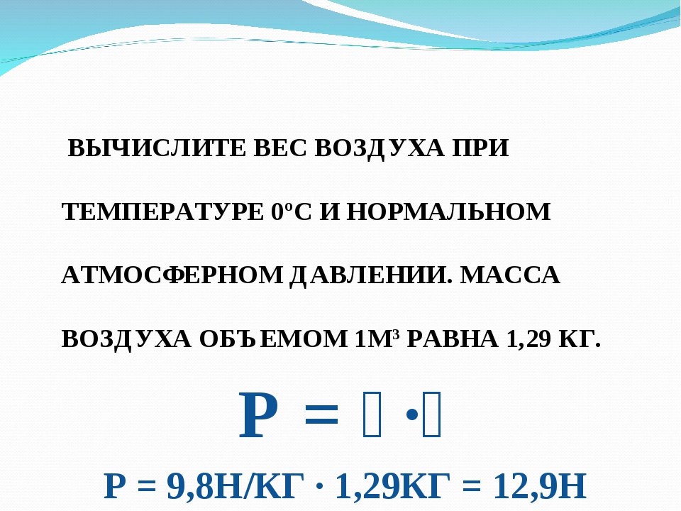 Атмосферное давление это в физике