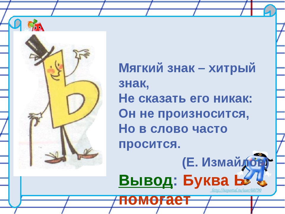 История твердого знака составить план