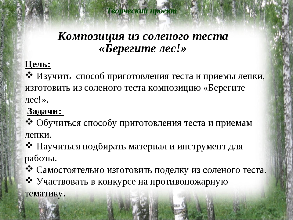 Цели и задачи леса