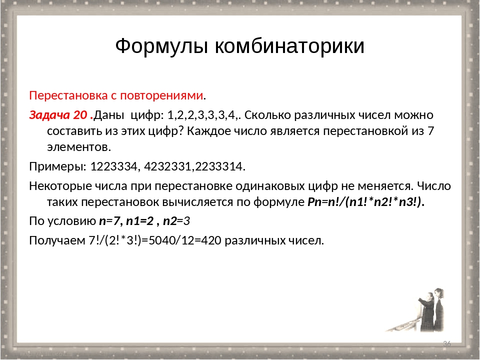 Число перестановок 1 2 3 4