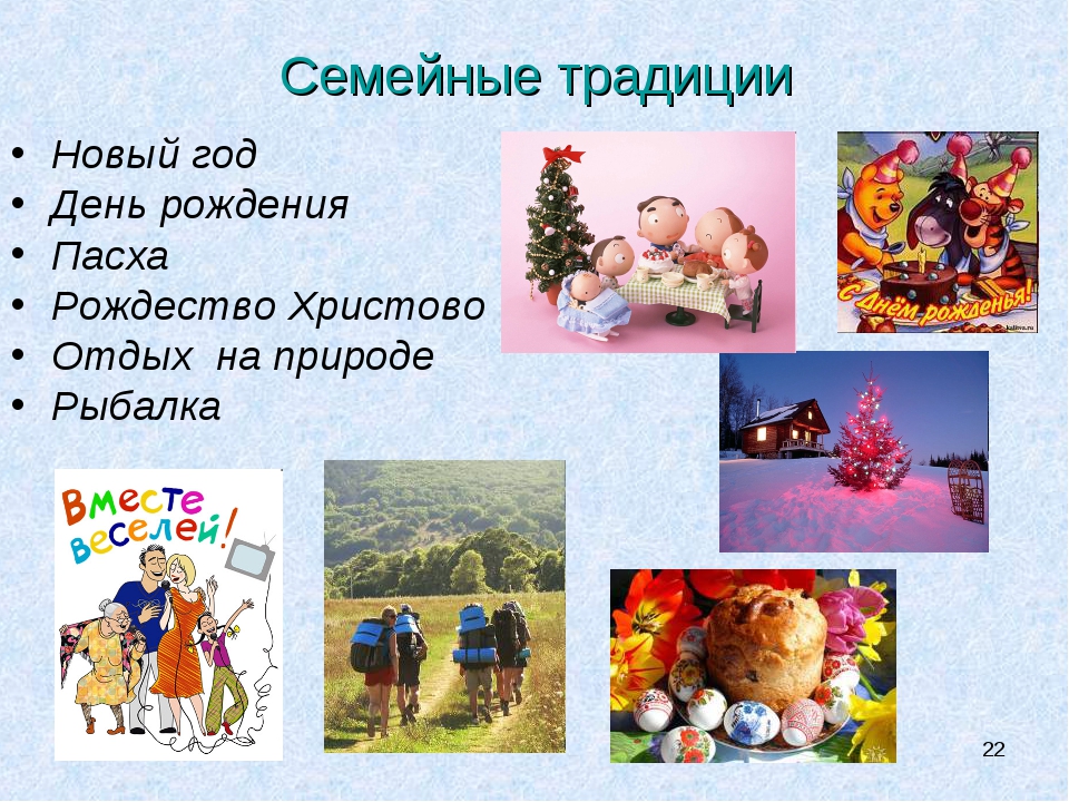 Картинки на тему семейные традиции
