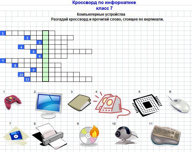 Кроссворды для учеников 5-7 классов по биологии и географии